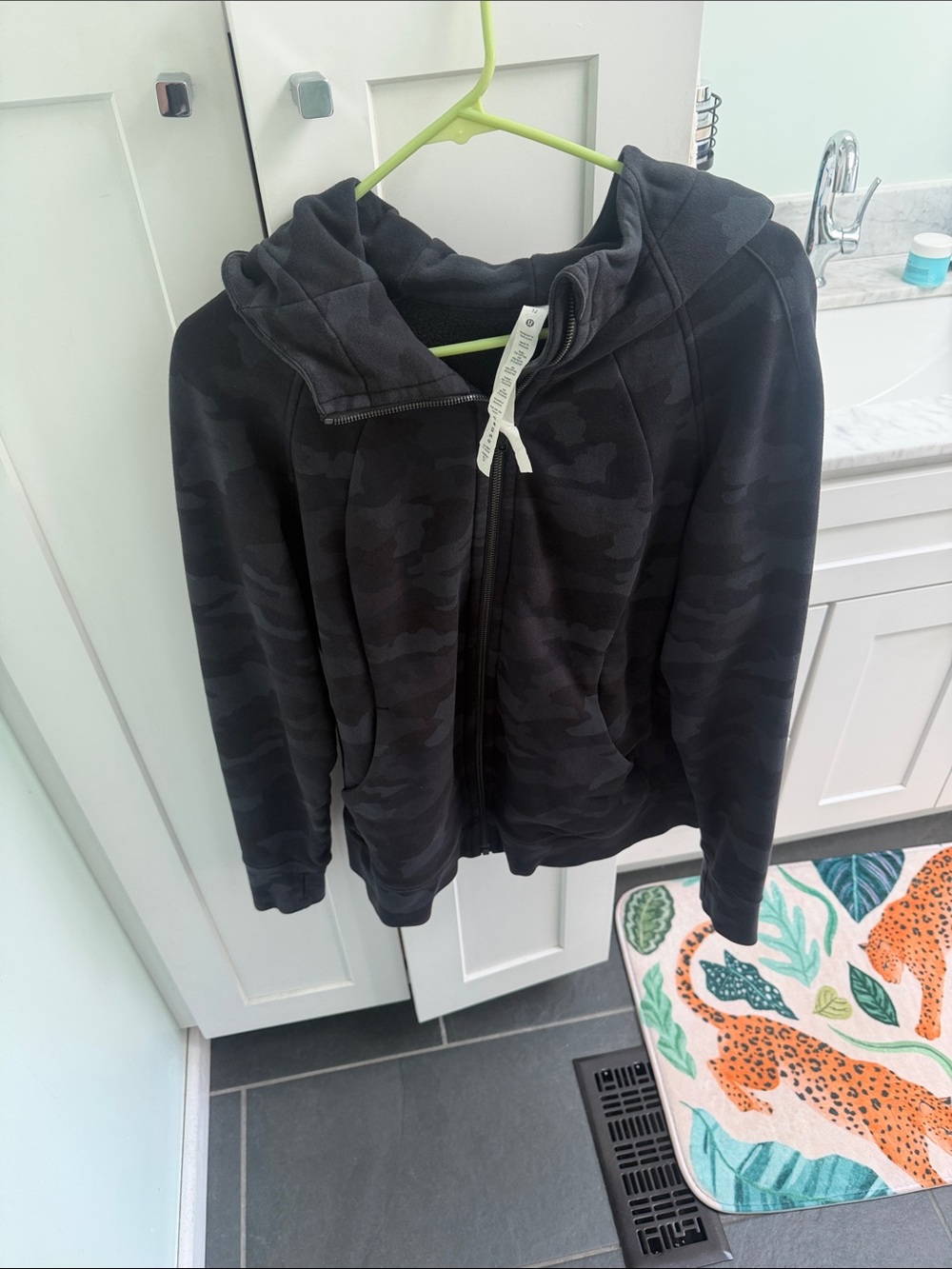 Lululemon Camouflage Zip-Up Hoodie Jacket